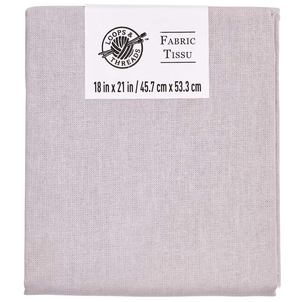 Solid Gray Fabric By Loops & Threads™